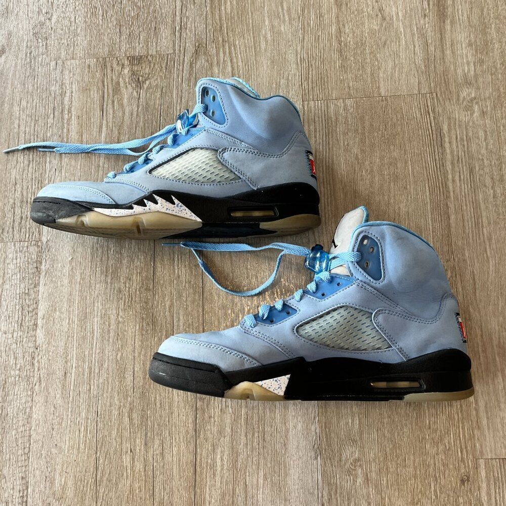 Mens Air Jordan 5 Retro SE 'UNC' DV1310-401 Blue Carolina - 10 - Picture 6 of 13